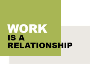 work is a relationship icon